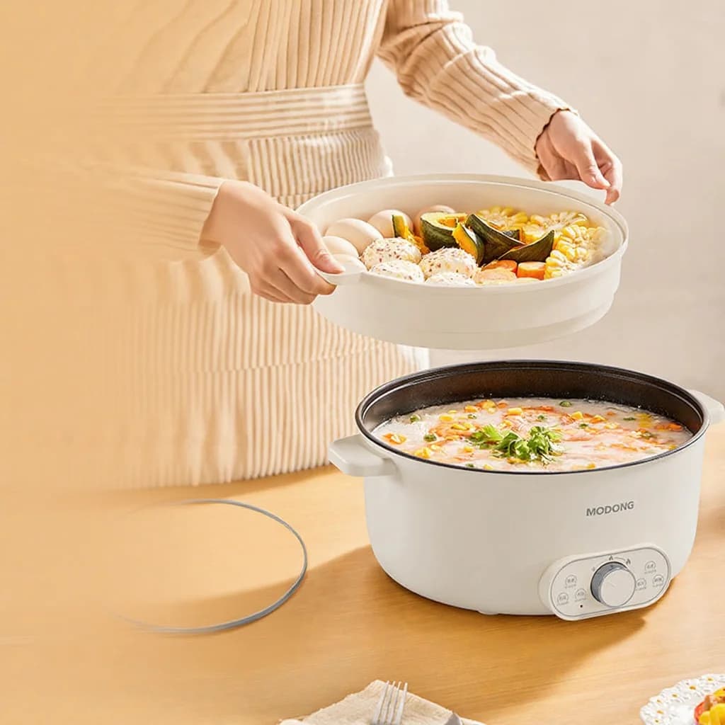 Ηλεκτρική κατσαρόλα 6L 7L 8L με ατμομάγειρα, 220V