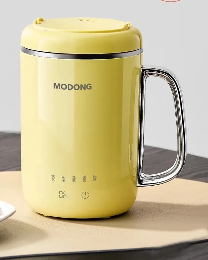 Φορητό ηλεκτρικό φλιτζάνι στιφάδου 450ml 220V με φίλτρο και κουτάλι