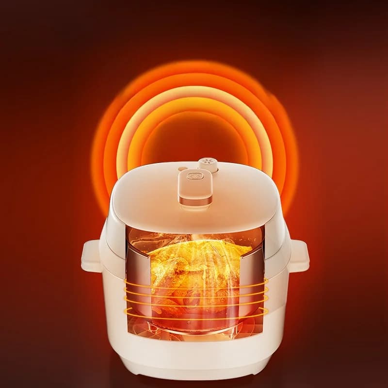 Ηλεκτρική Χύτρα Ταχύτητας 5L με Διπλά Εσωτερικά Μπολ, 900W