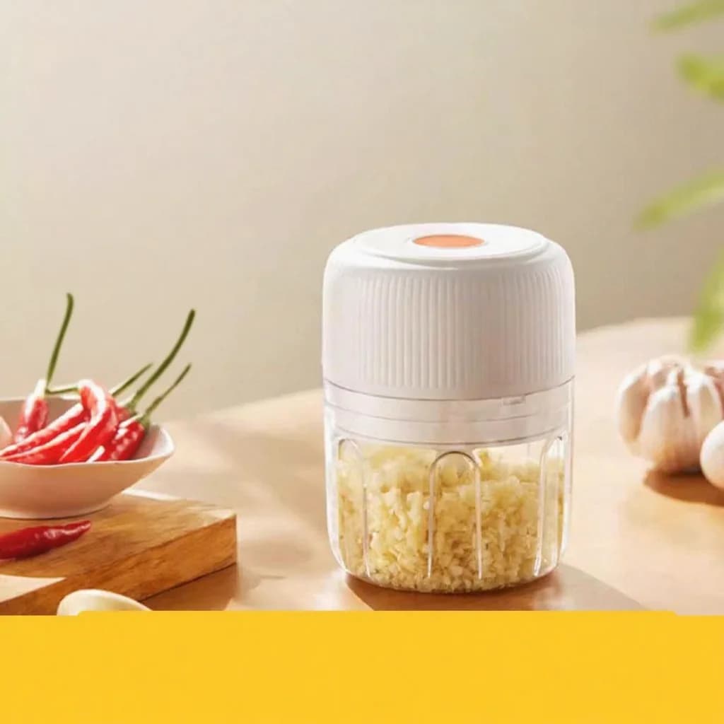 Φορητός ηλεκτρικός πολυκόφτης σκόρδου 250ml Cordless Food Grinder