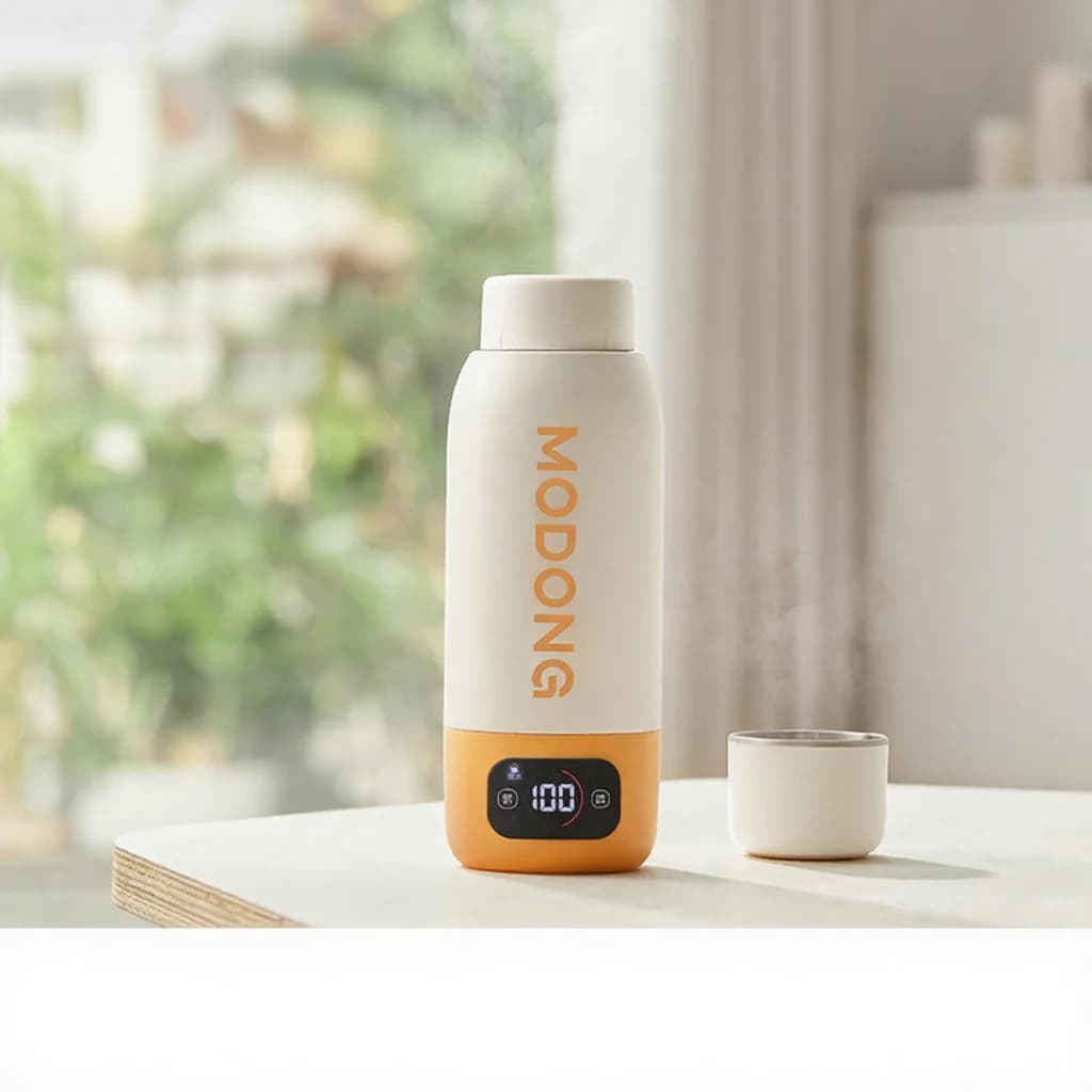 Φορητή ηλεκτρική κούπα θέρμανσης νερού 600ml, επένδυση 316, θερμική μόνωση κενού