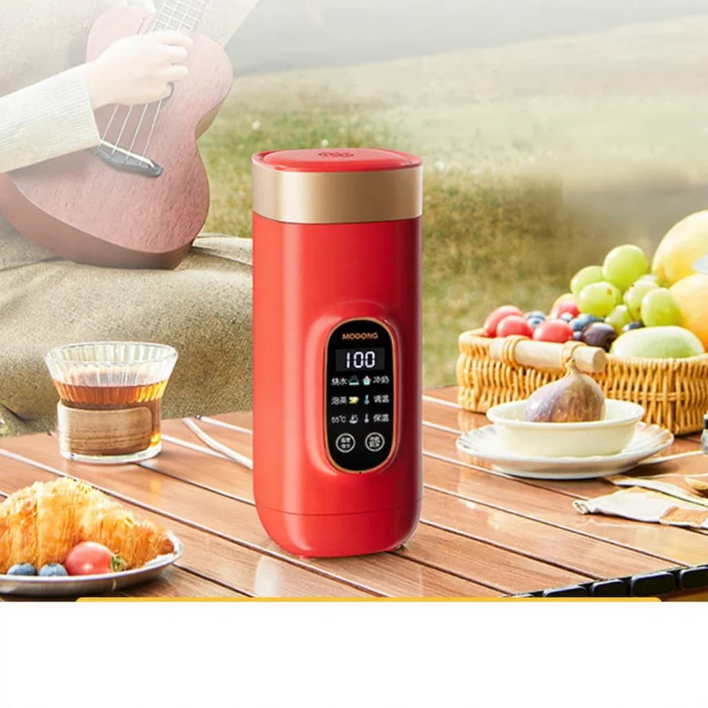 Φορητή Ηλεκτρική Κούπα Θέρμανσης Νερού 650ml 304 Επένδυση 220V