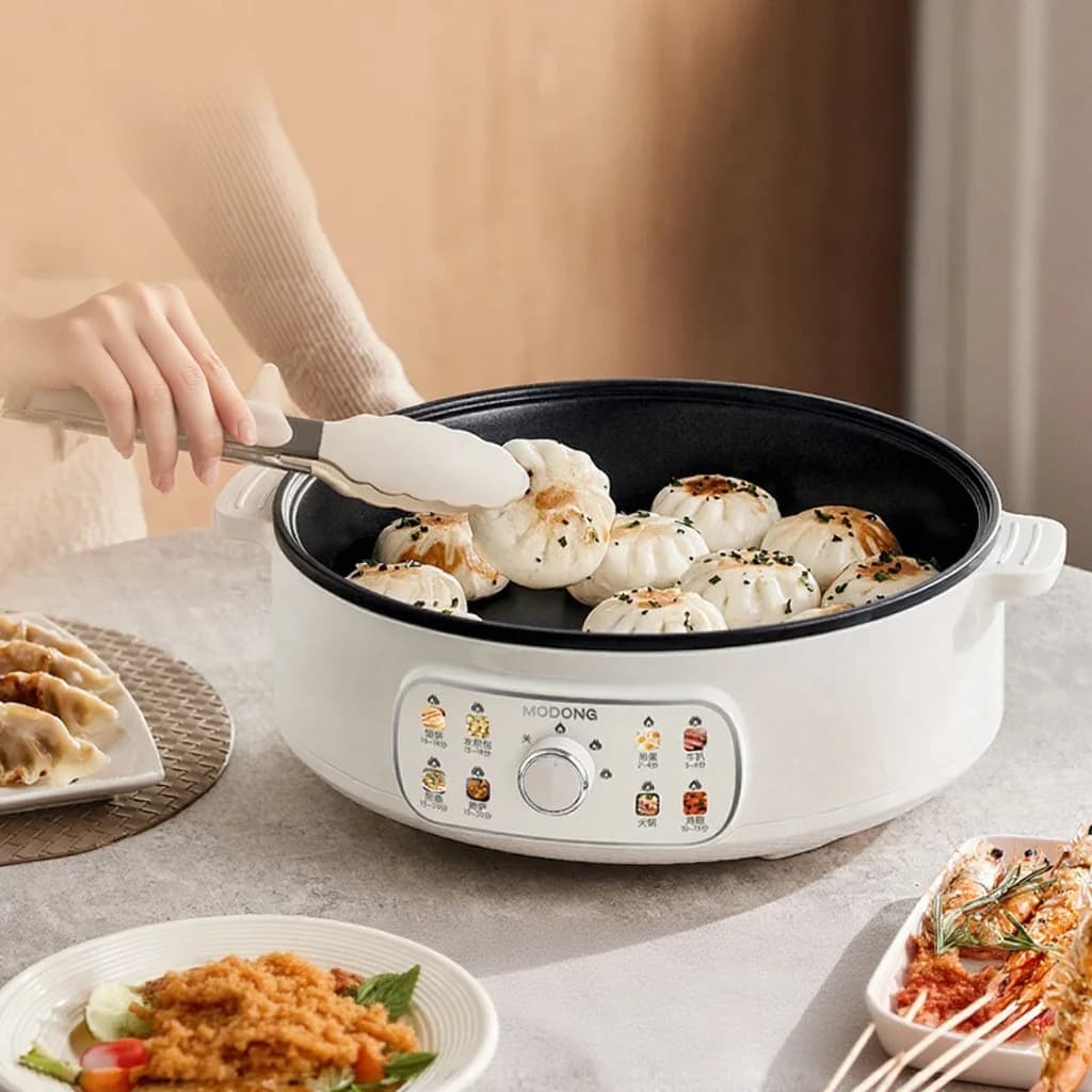 Ηλεκτρικό τηγάνι griddle με καπάκι 1800W, 3 ρυθμίσεις θερμότητας, αντικολλητικό