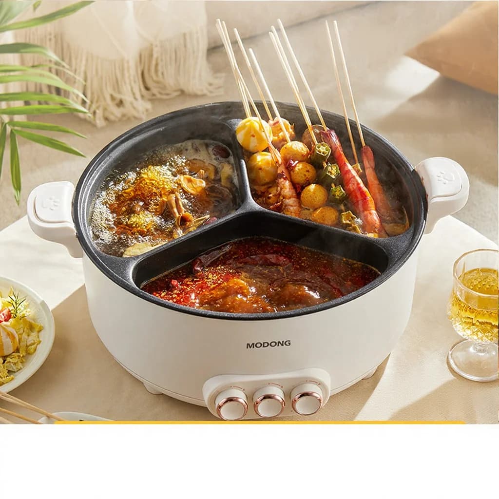 Ηλεκτρικό Hot Pot με Διαχωριστικό, 6L-8L, 220V, 5-6 Άτομα