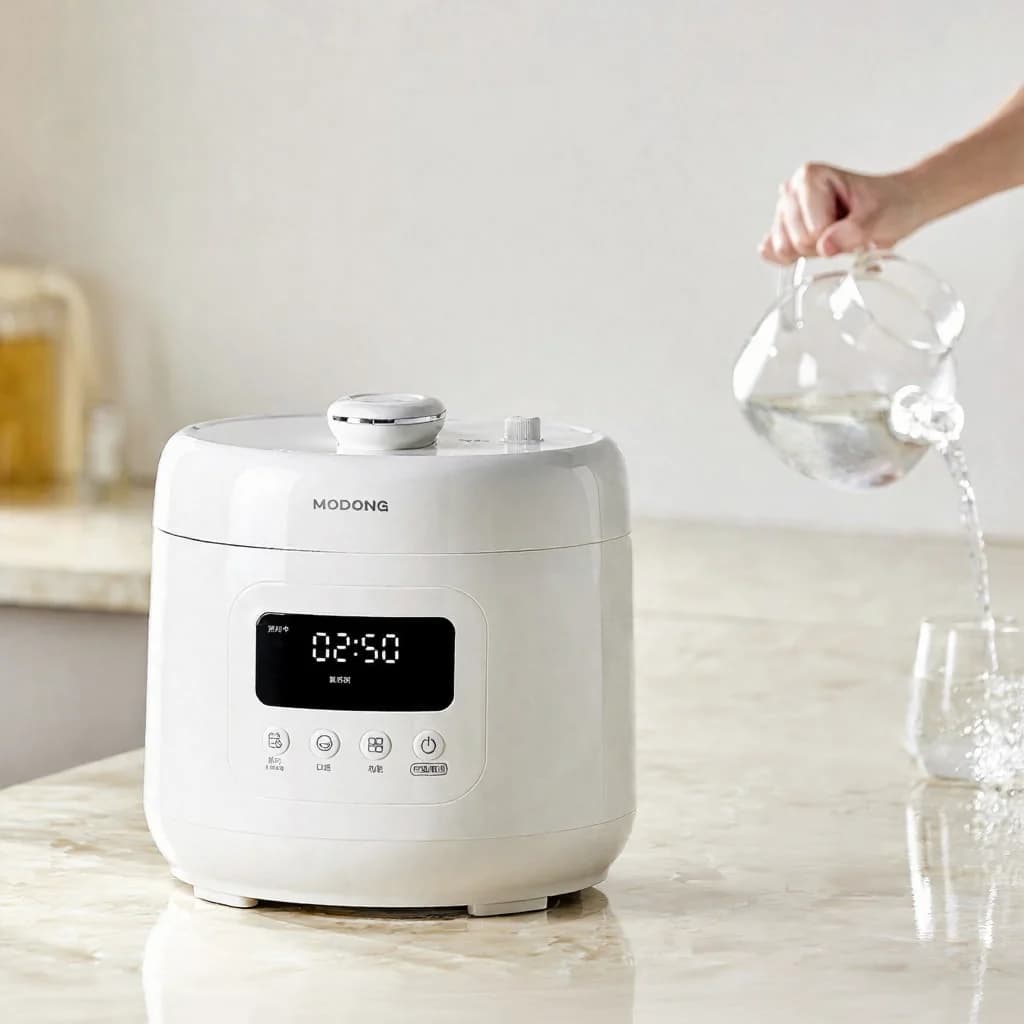 Ηλεκτρική Χύτρα Ταχύτητας 4L με Κεραμικό Εσωτερικό Δοχείο, 800W, Χρονοδιακόπτης 17-24Ω