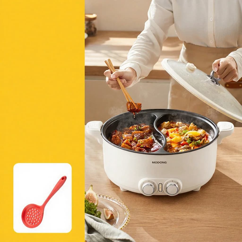 Ηλεκτρικό διζωνικό hot pot 6L 7L 8L με αφής έλεγχο