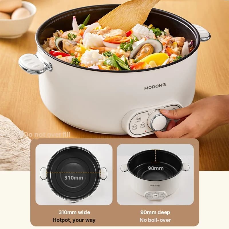 Ηλεκτρική κατσαρόλα 6L 7L 8L με ατμομάγειρα, 220V