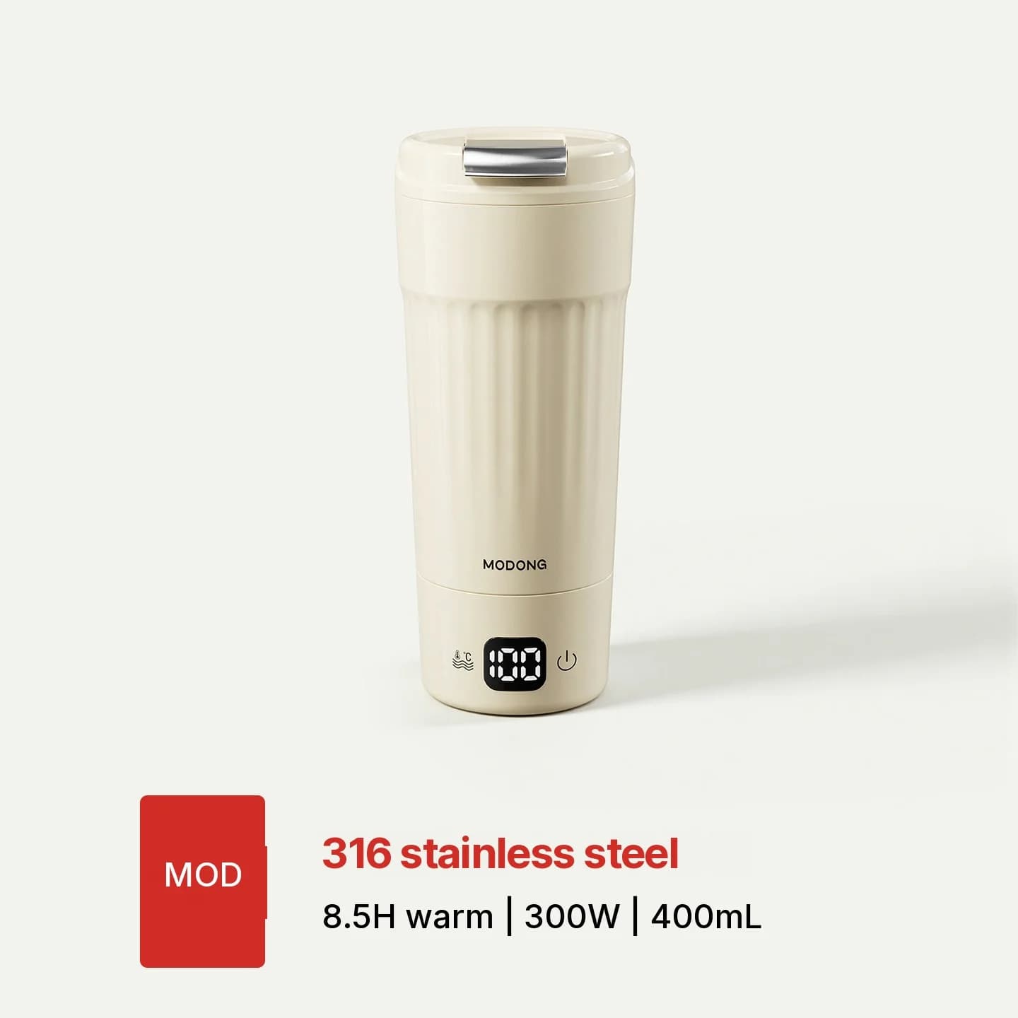 Φορητή Ηλεκτρική Κούπα Θέρμανσης, 400mL, 7 Ρυθμίσεις Θερμοκρασίας