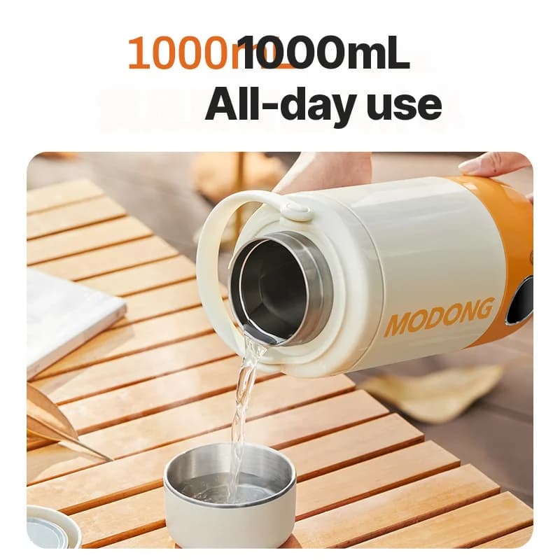 Φορητή Ηλεκτρική Κούπα Ζεστού Νερού 1L 110V-240V