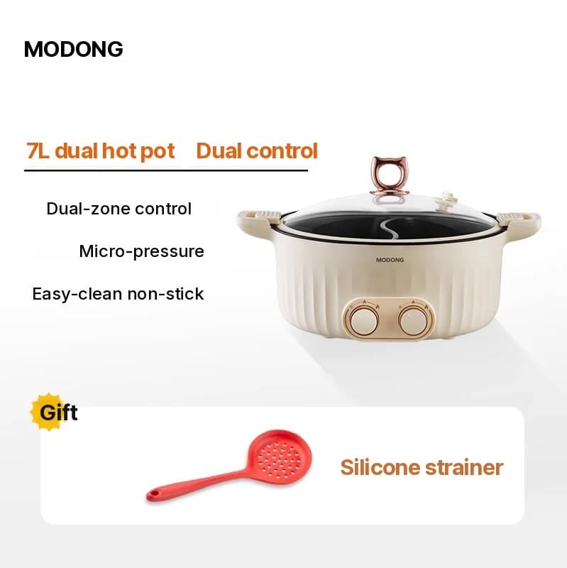 Ηλεκτρικό Hot Pot με Διαχωριστικό, 6L-8L, 220V, 5-6 Άτομα