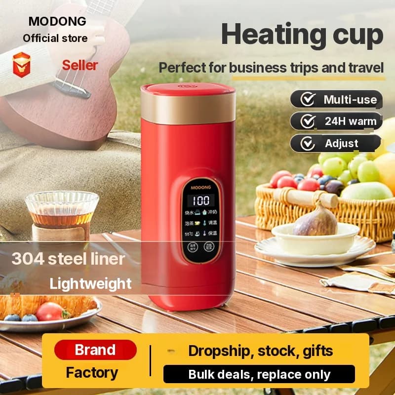 Φορητή Ηλεκτρική Κούπα Θέρμανσης Νερού 650ml 304 Liner 220V