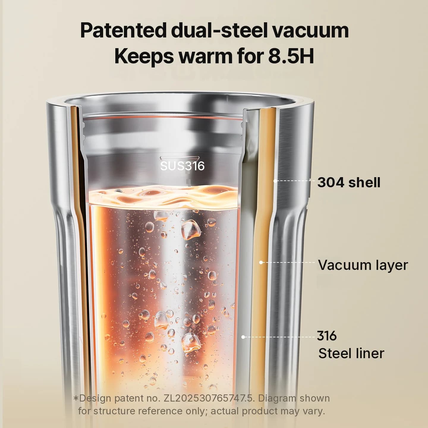 Φορητή Ηλεκτρική Κούπα Θέρμανσης, 400mL, 7 Ρυθμίσεις Θερμοκρασίας