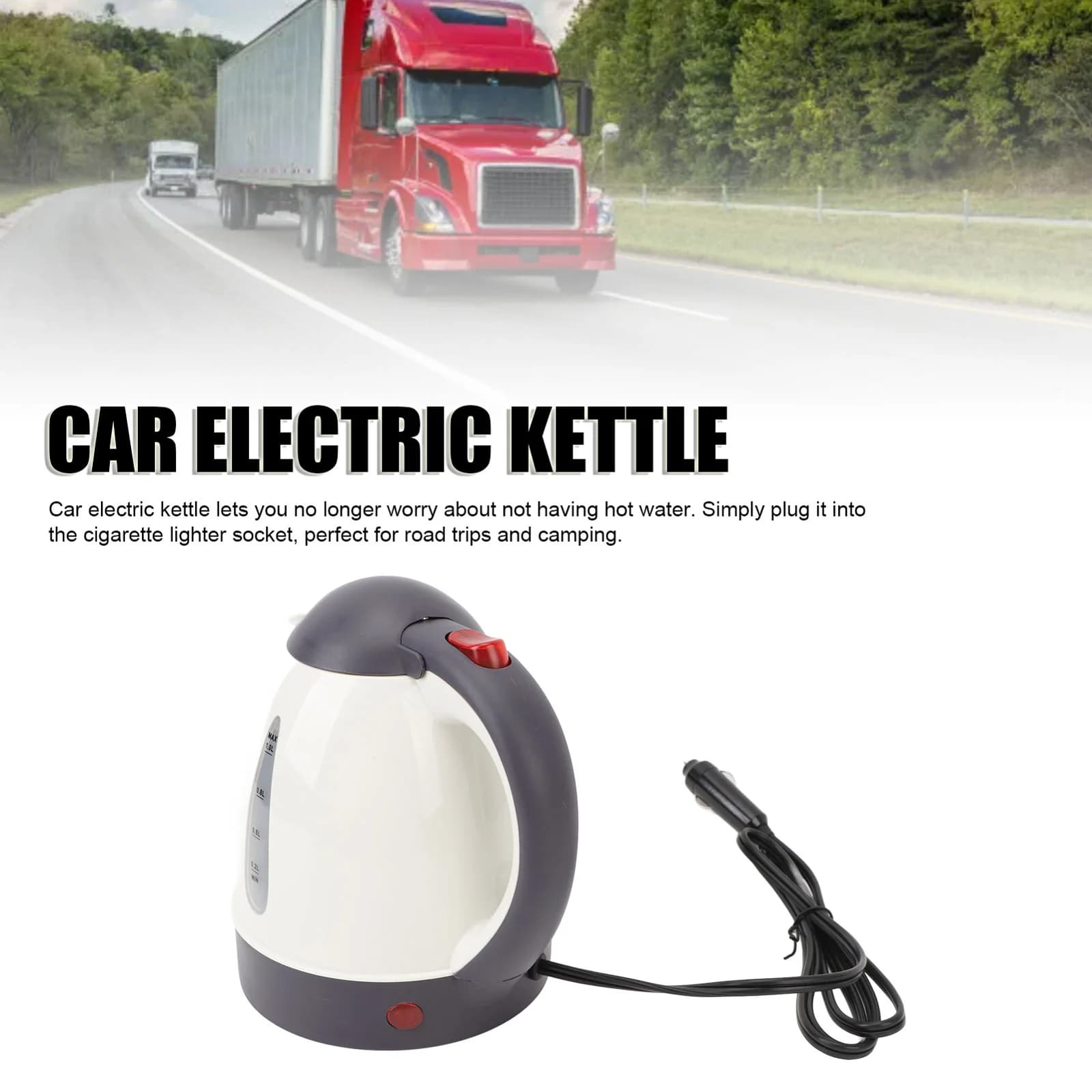 Ηλεκτρικός βραστήρας αυτοκινήτου 1L 12V/24V