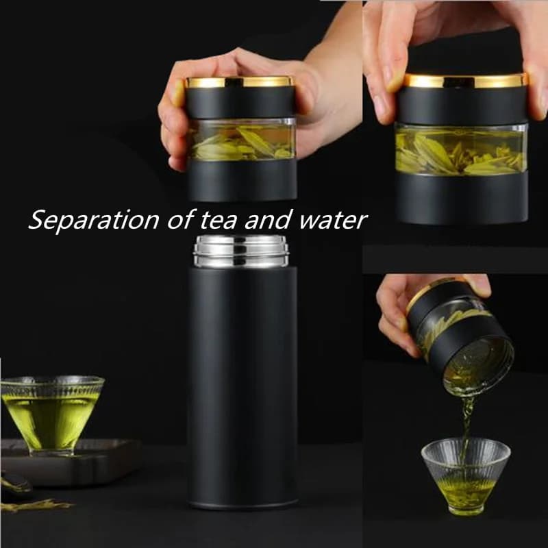 Θερμός Μπουκάλι με Έγχυση Τσαγιού 450ml