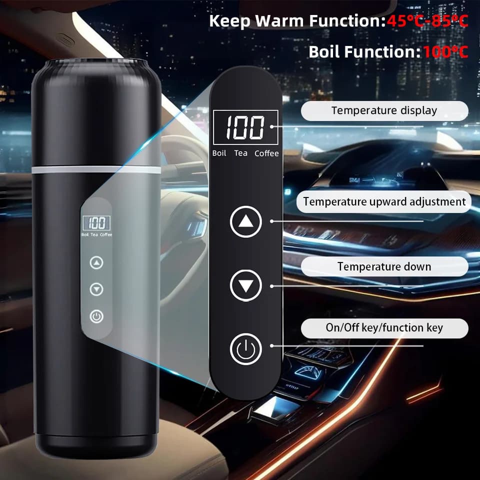 Κύπελλο Θέρμανσης Αυτοκινήτου 500ml 12V/24V