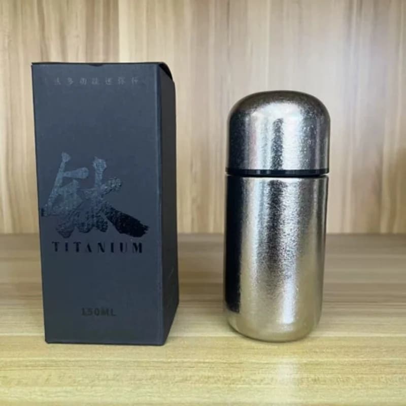 150ml Παγούρι τσέπης από καθαρό τιτάνιο