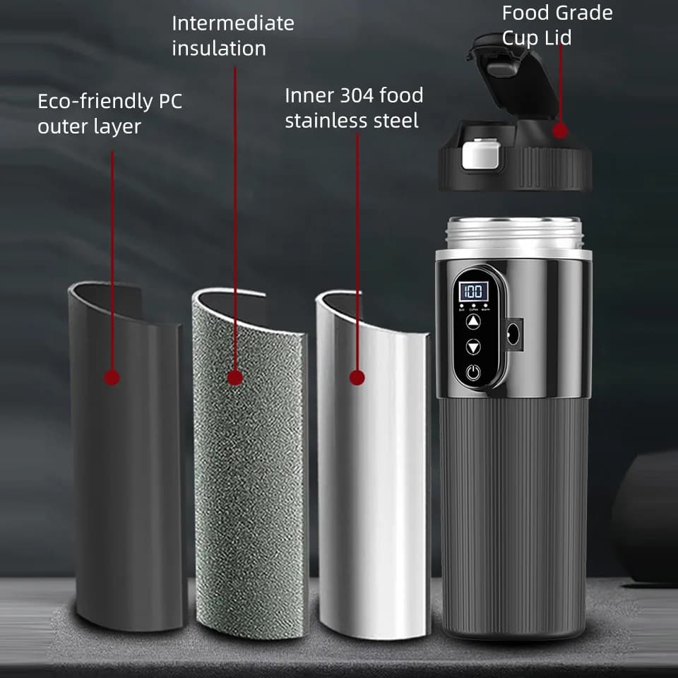 Ηλεκτρικό κύπελλο θέρμανσης 500ml 12V/24V