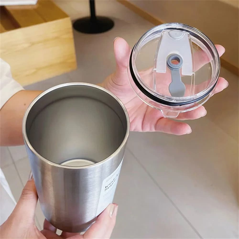 Θερμός Κύπελλο με Καλαμάκι 600ml